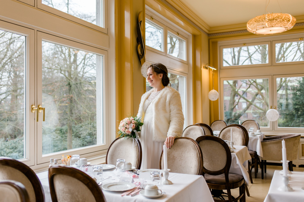 Hochzeit im Standesamt Wandsbek und Ohlendorffsche Villa in Volksdorf